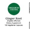 Ginger Root Capsule Label