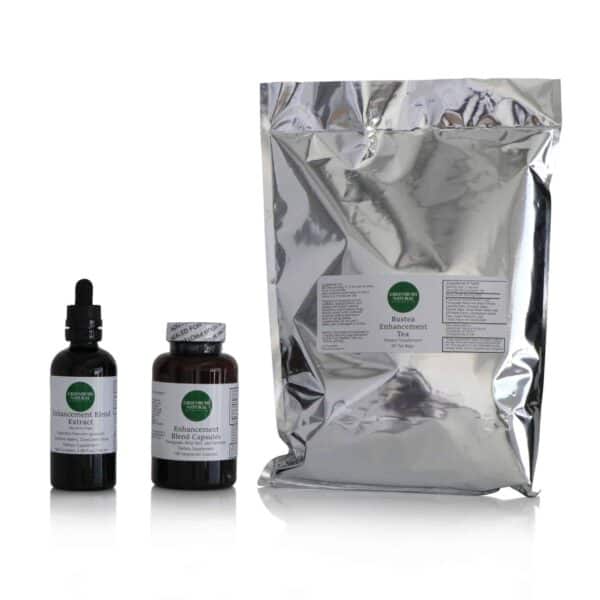 Breast Enhancement Kit #2 - Concentrated Extract, Capsules, and Bust Tea - Greenbush Natural Products