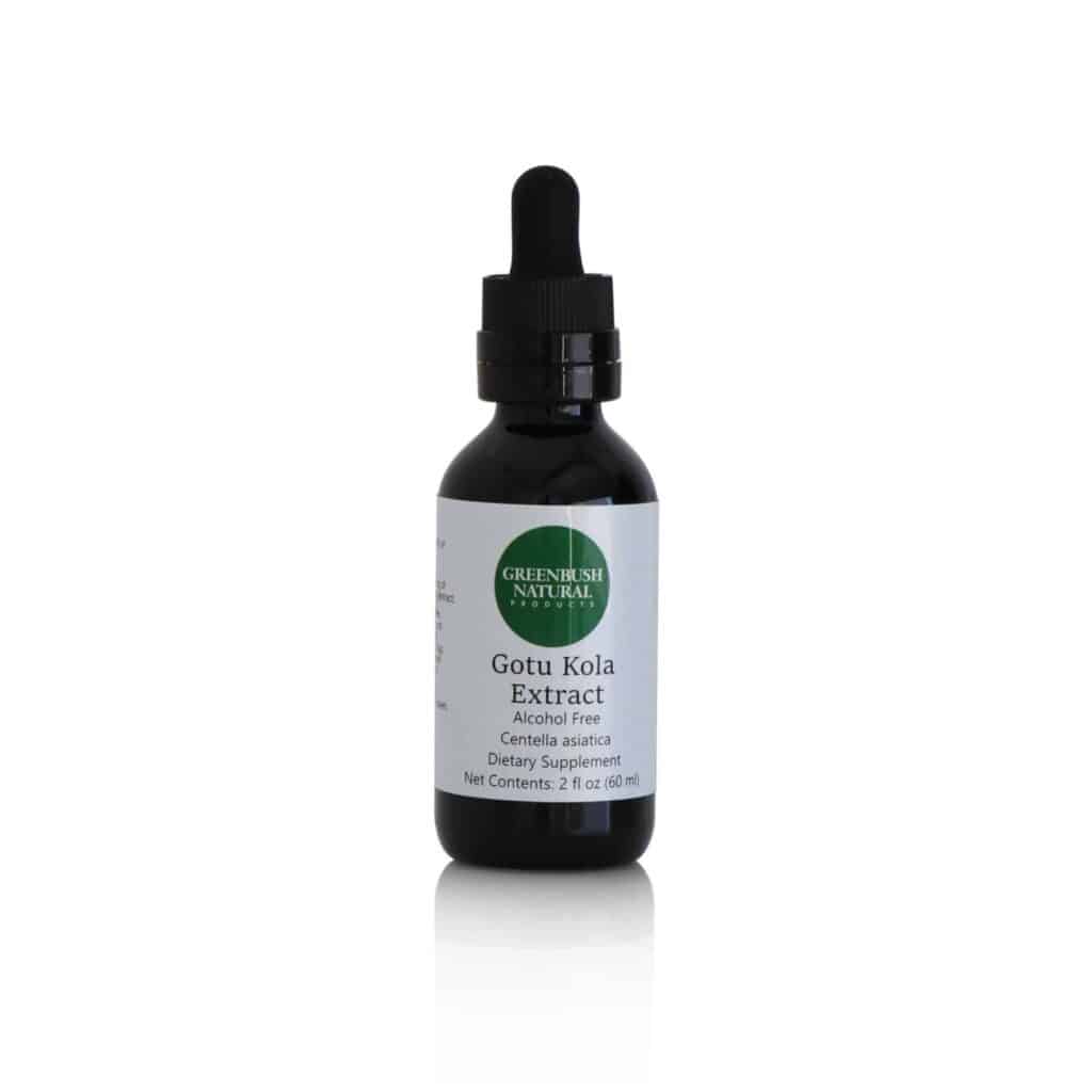 Gotu Kola Concentrated Extract - Rejuvenation and Mental Health Support - Alcohol-Free - Greenbush Natural Products