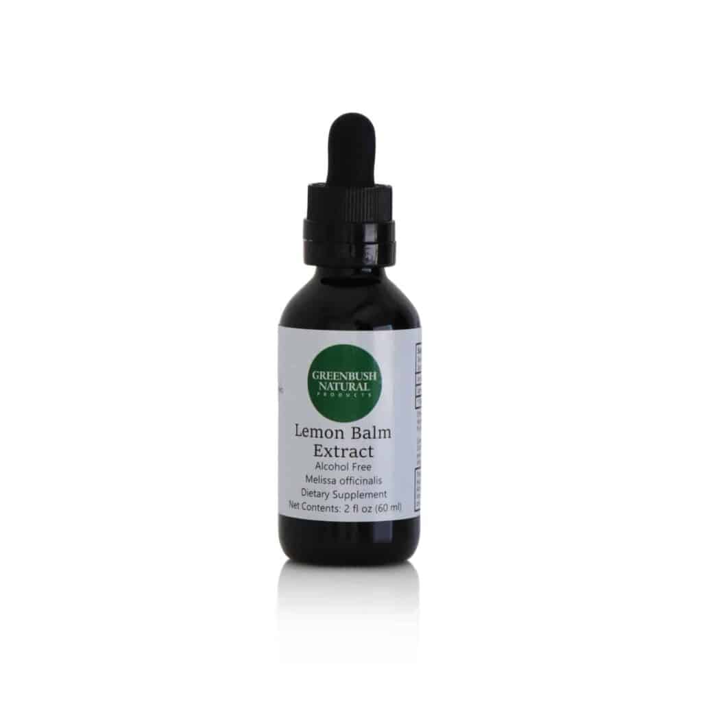 Lemon Balm Concentrated Extract - Anxiety and Stress Support - Alcohol-Free - Greenbush Natural Products