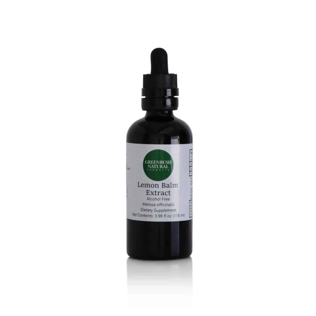 Lemon Balm Concentrated Extract - Anxiety and Stress Support - Alcohol-Free - Greenbush Natural Products