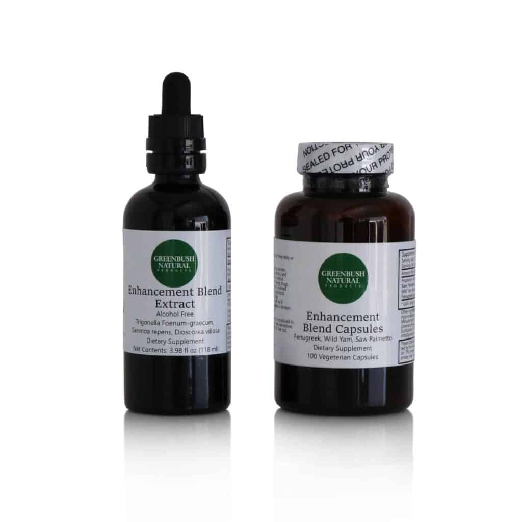 Male Breast Enhancement Kit - Concentrated Extract and Capsules - Greenbush Natural Products