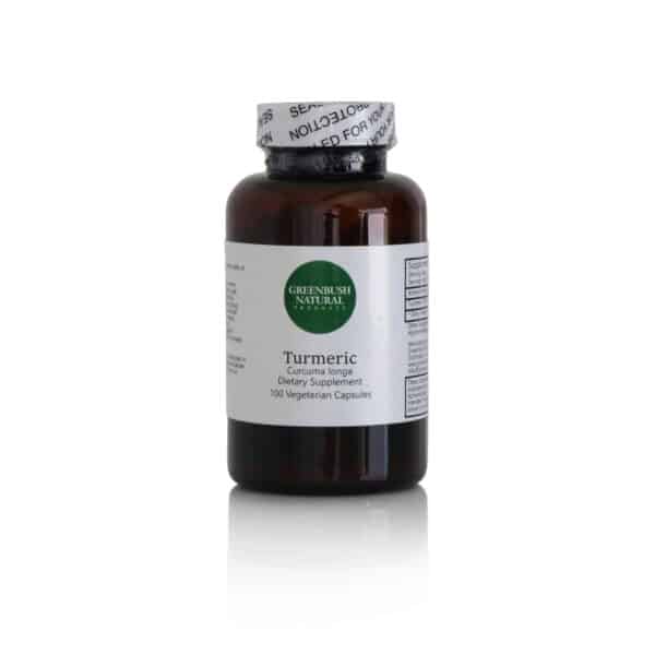 Turmeric Vegetarian Capsules - 575mg per dose - 100 Count - Greenbush Natural Products