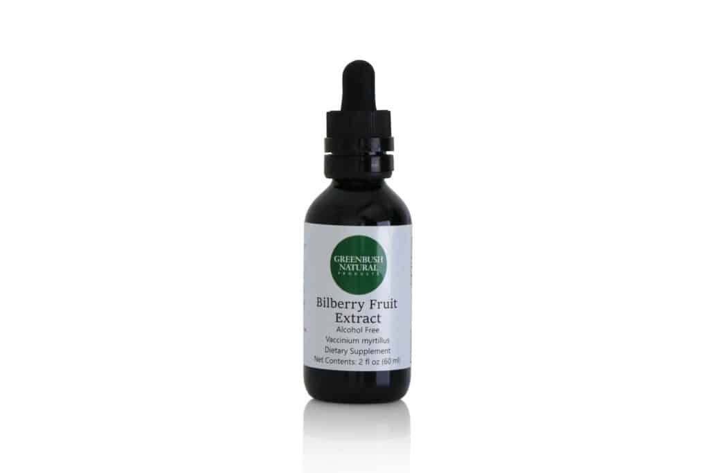 Bilberry Fruit Concentrated Liquid Extract - Vision Health - Alcohol-Free - 2oz Bottle